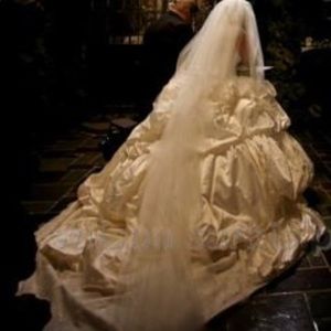 Wedding gown custom made ballgown